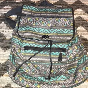 Big backpack w/ tribal print